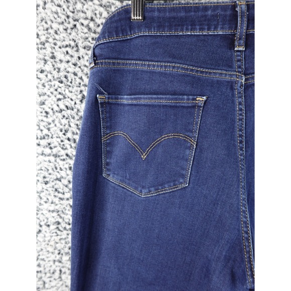 Levi's 721 Womens Jeans Size 31 31x29 Blue Denim High Rise Skinny Stretch - Picture 10 of 16